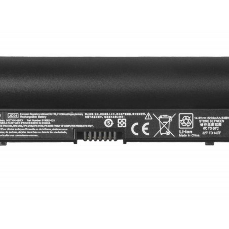 Bateria port. hp pavilion jc04 hstnn-lb7v 14.8v 2200mah hp142