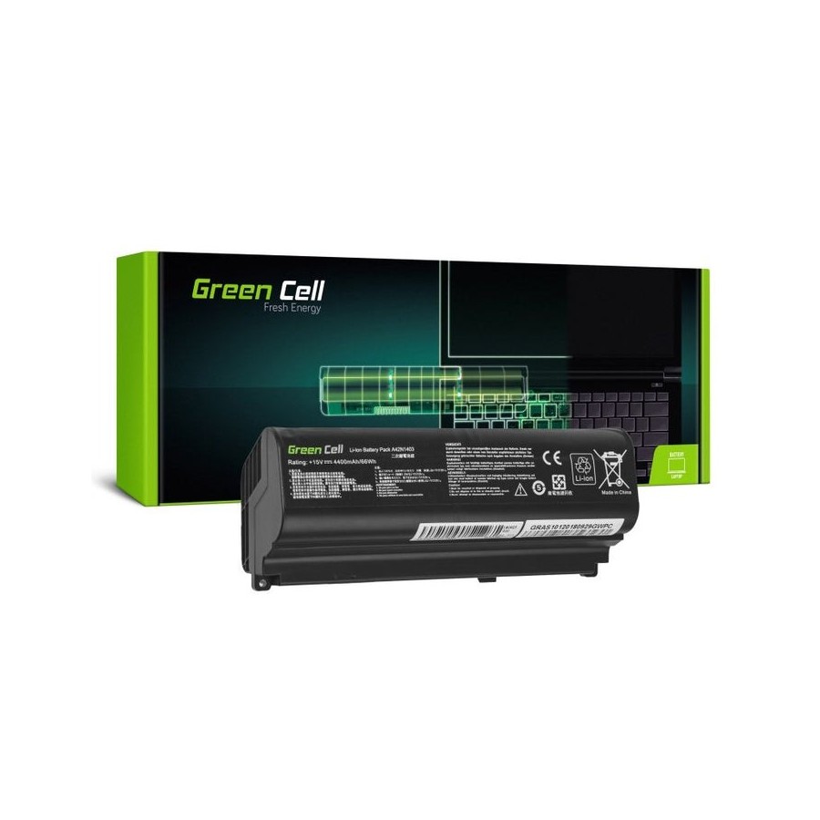 Green cell bateria para asus rog g751 g751j / 15v 4400mah