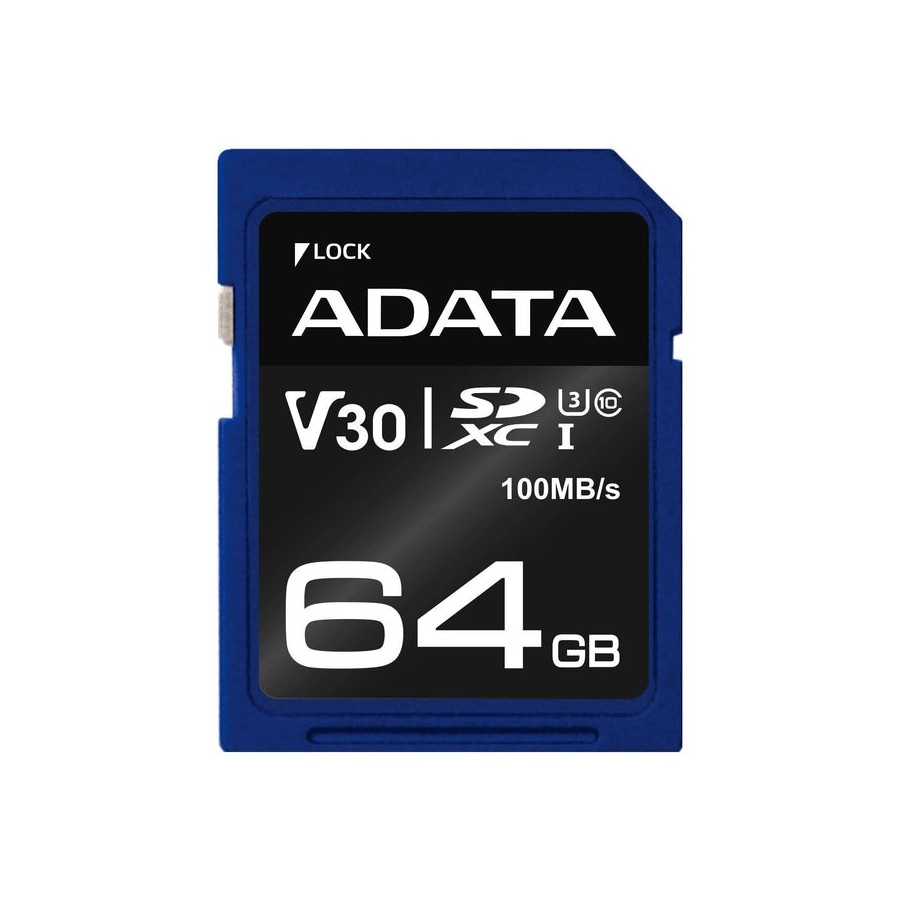 Adata asdx64gui3v30s-r memoria flash 64 gb sdxc clase 10 uhs-i