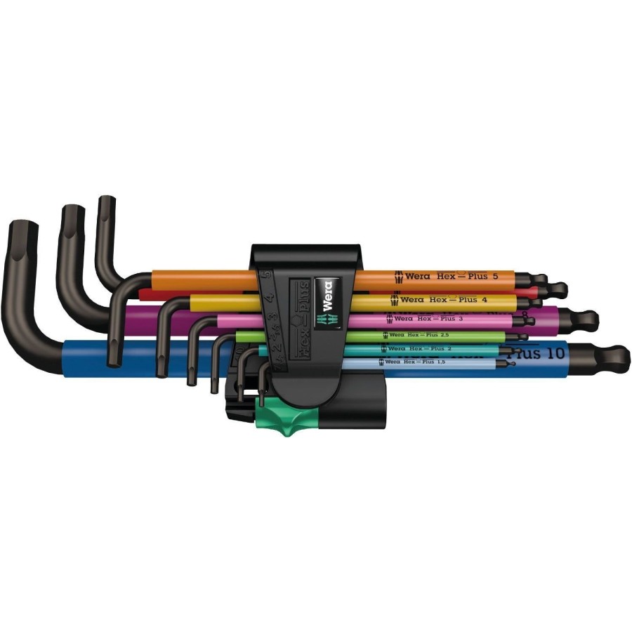 Wera 05022669001 llave hexagonal juego de llaves allen métrico 9 pieza(s)