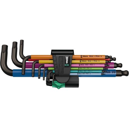 Wera 05022669001 llave hexagonal juego de llaves allen métrico 9 pieza(s)