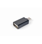 Gembird cc-usb2-cmaf-a adaptador usb tipo c (m) - usb tipo a (f), negro