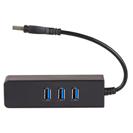 Akyga hub usb 3.0 y tarjeta de red ak-ad-32 3 x usb / rj45 10/100/1000 15 cm