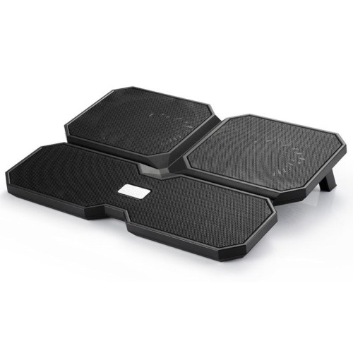Base portatil deepcool multi core x6 refrigeradora negro dp-n422-mcx6