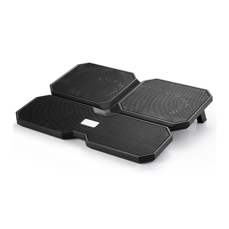 Base portatil deepcool multi core x6 refrigeradora negro dp-n422-mcx6