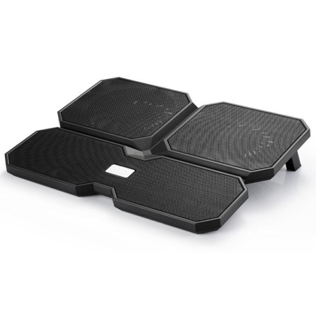 Base portatil deepcool multi core x6 refrigeradora negro dp-n422-mcx6