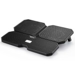 Base portatil deepcool multi core x6 refrigeradora negro dp-n422-mcx6
