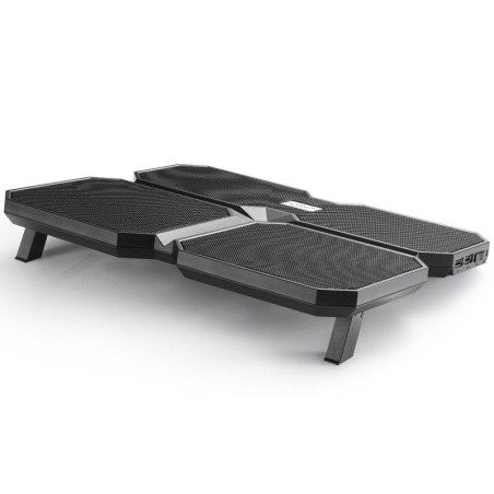 Base portatil deepcool multi core x6 refrigeradora negro dp-n422-mcx6