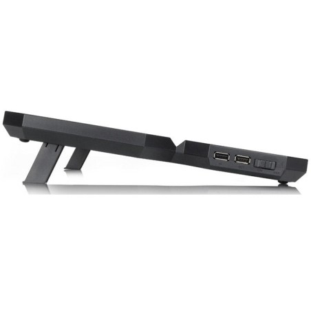 Base portatil deepcool multi core x6 refrigeradora negro dp-n422-mcx6