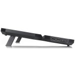 Base portatil deepcool multi core x6 refrigeradora negro dp-n422-mcx6