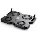 Base portatil deepcool multi core x6 refrigeradora negro dp-n422-mcx6