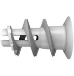 Pack 50  fijacion metalica de panes de yeso   fischer 52390-gk s