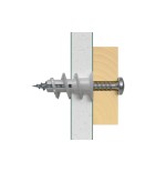 Pack 50  fijacion metalica de panes de yeso   fischer 52390-gk s