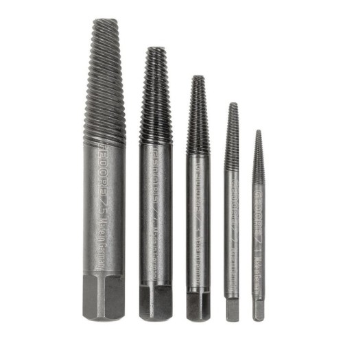Juego de extractores de tornillos gedore , 5 piezas, m3 - m18 6759620