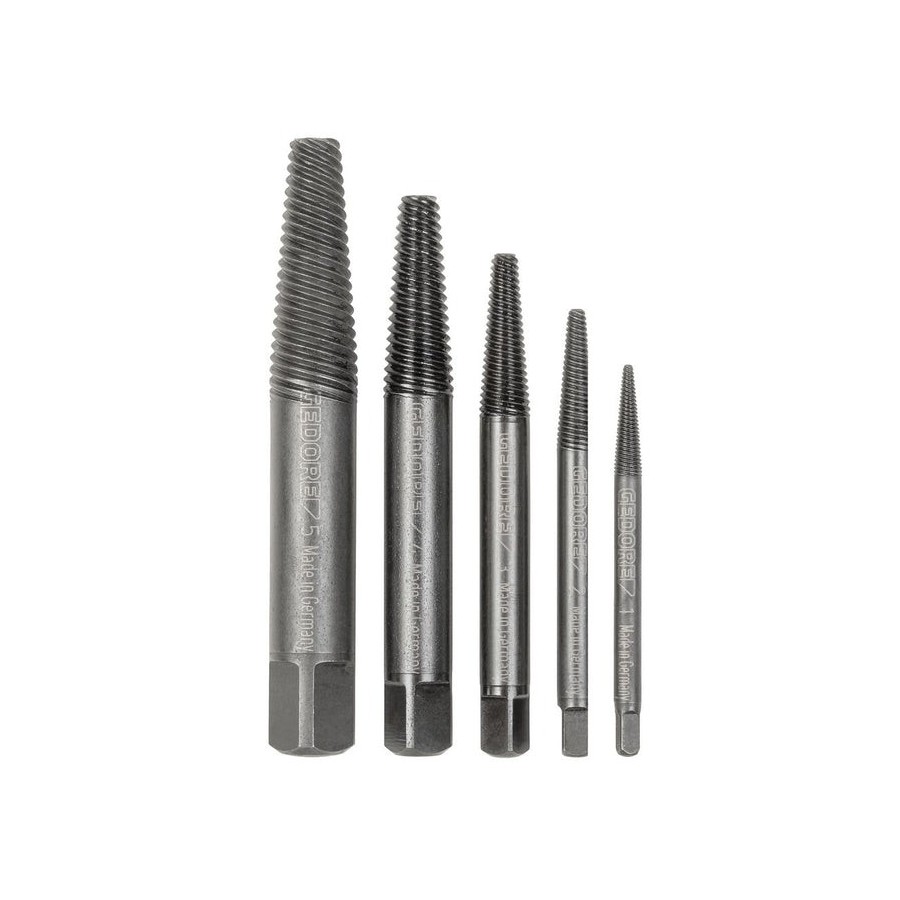 Juego de extractores de tornillos gedore , 5 piezas, m3 - m18 6759620