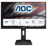 Monitor profesional aoc x24p1 24' full hd multimedia negro