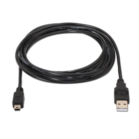 Aisens cable usb 2.0 - tipo a macho a mini b macho - 0.50m - negro
