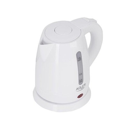 Hervidor de agua adler ad 1272 tetera eléctrica 1 l avellana, blanco 1600 w