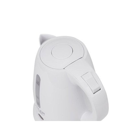 Hervidor de agua adler ad 1272 tetera eléctrica 1 l avellana, blanco 1600 w