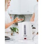 Hervidor de agua adler ad 1272 tetera eléctrica 1 l avellana, blanco 1600 w