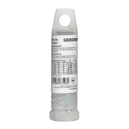 Juego de extractores de tornillos gedore , 5 piezas, m3 - m18 6759620