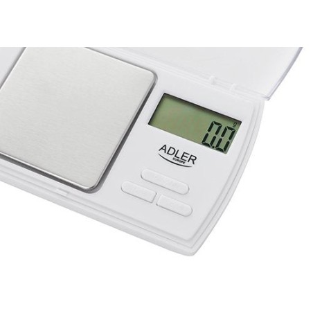 Báscula de cocina adler ad 3161 electrónica rectángulo blanco