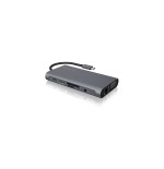 Dockingstation icybox usb-c - usb3.0/hdmi/vga/lan/sd/msd/