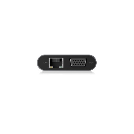 Dockingstation icybox usb-c - usb3.0/hdmi/vga/lan/sd/msd/