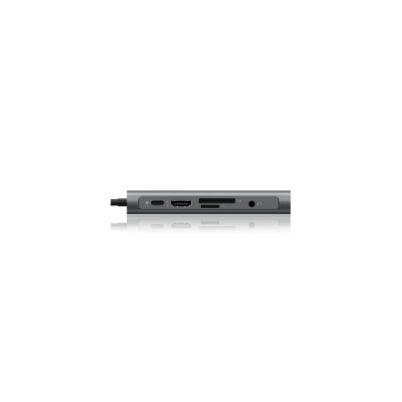 Dockingstation icybox usb-c - usb3.0/hdmi/vga/lan/sd/msd/