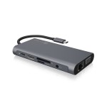 Dockingstation icybox usb-c - usb3.0/hdmi/vga/lan/sd/msd/