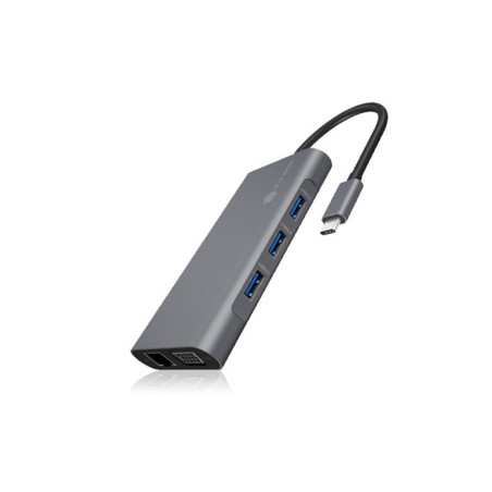 Dockingstation icybox usb-c - usb3.0/hdmi/vga/lan/sd/msd/