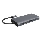 Dockingstation icybox usb-c - usb3.0/hdmi/vga/lan/sd/msd/