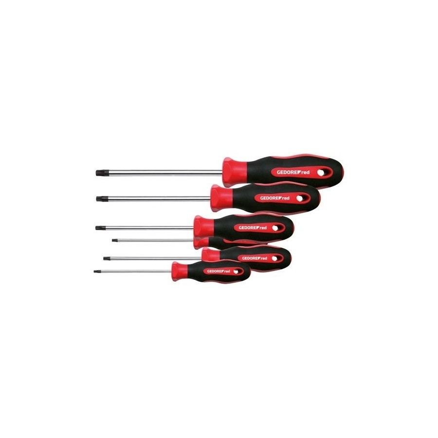 Gedore juego de destornilladores rojos 2k, 6 piezas 3301272