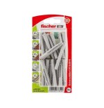 Taco universal fischer ux 6x50 rk gris claro, 20 piezas 77852