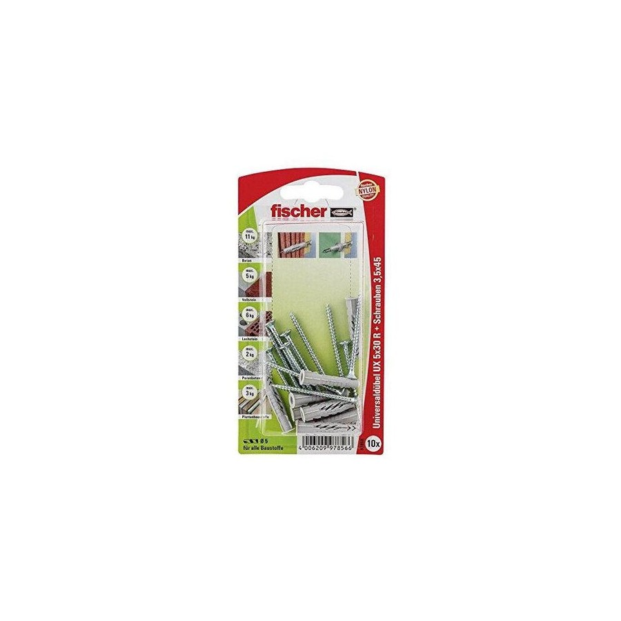 Fischer anclaje universal ux 5x30 rsk 97856