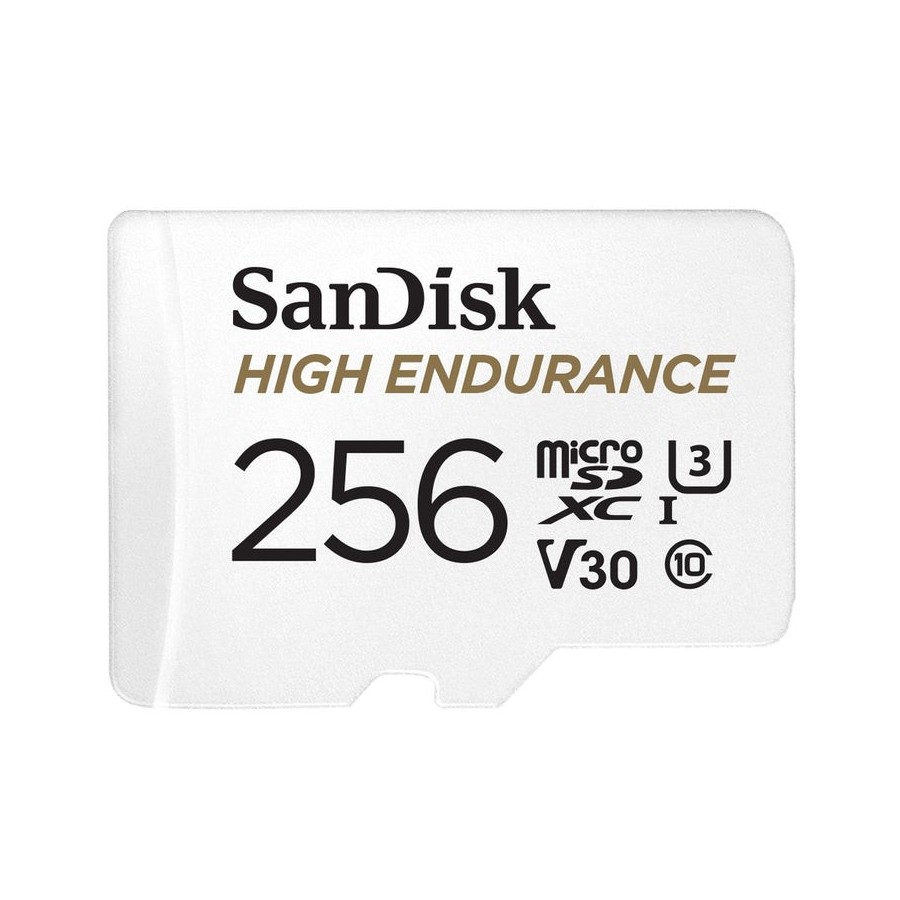Micro sdxc w adapter 256gb endurance