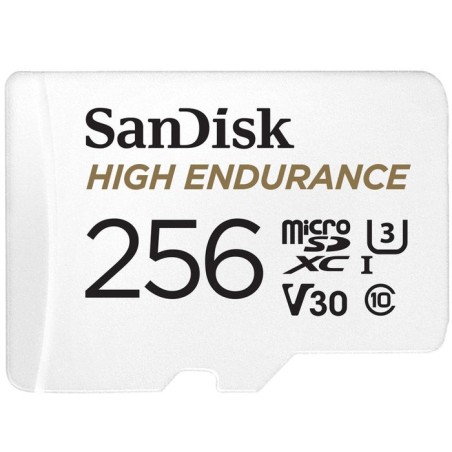 Micro sdxc w adapter 256gb endurance