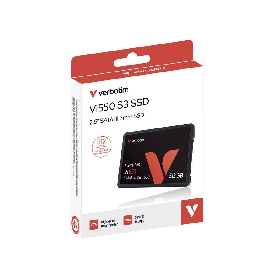 Disco ssd verbatim 512gb 2.5 vi550 s3 sata 3