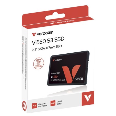 Disco ssd verbatim 512gb 2.5 vi550 s3 sata 3