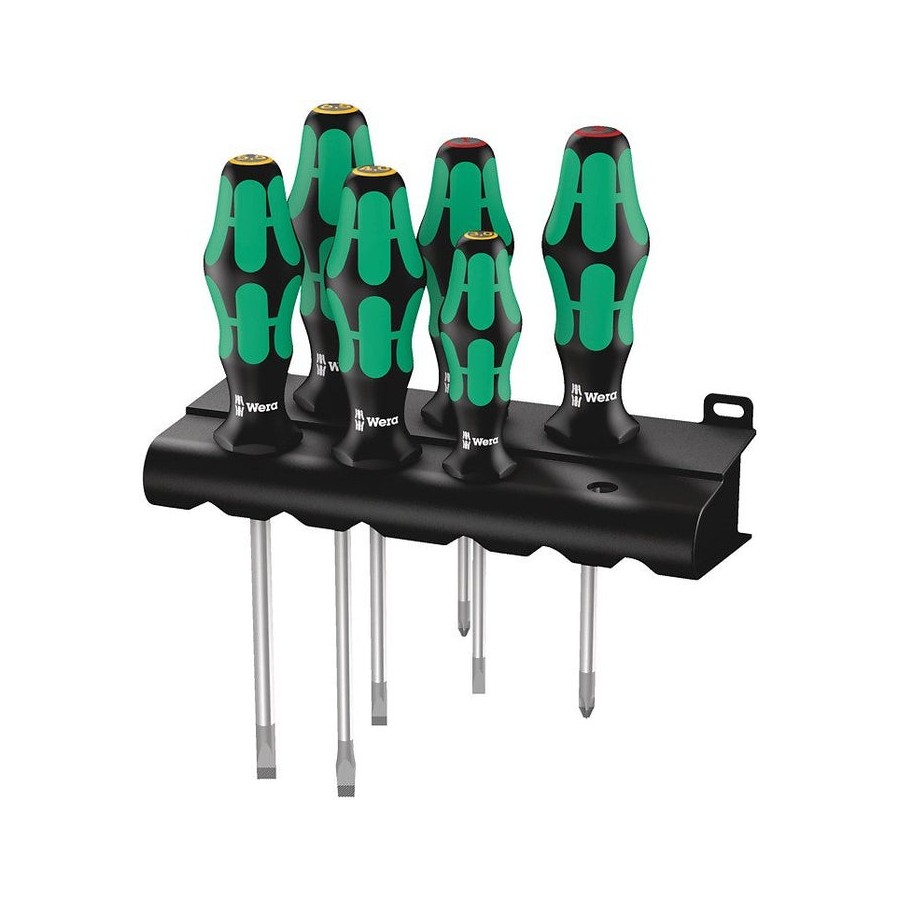 Wera 334/6 kraftform juego destornillador estándar