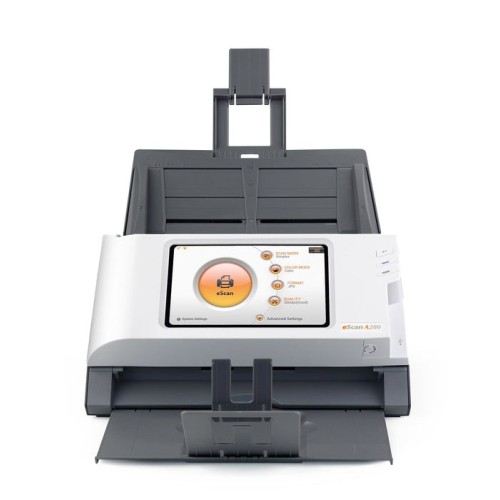 Plustek escan a280 essential 600 x 600 dpi escáner con alimentador automático de documentos (adf) negro, blanco a4