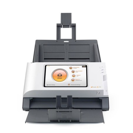 Plustek escan a280 essential 600 x 600 dpi escáner con alimentador automático de documentos (adf) negro, blanco a4