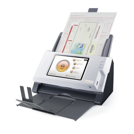 Plustek escan a280 essential 600 x 600 dpi escáner con alimentador automático de documentos (adf) negro, blanco a4