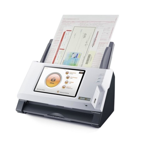 Plustek escan a280 essential 600 x 600 dpi escáner con alimentador automático de documentos (adf) negro, blanco a4