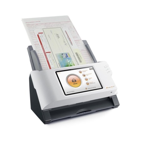 Plustek escan a280 essential 600 x 600 dpi escáner con alimentador automático de documentos (adf) negro, blanco a4