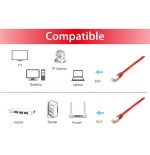 Equip cable de red cat6a ftp 1m (s-stp) rojo 605620
