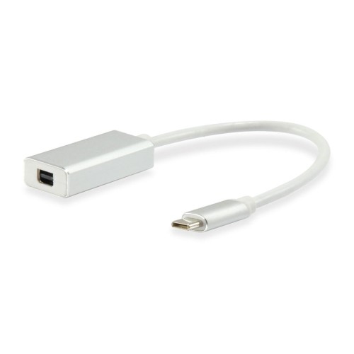 Equip adaptador usb tipo-c a mini displayport 0.15m blanco 133457