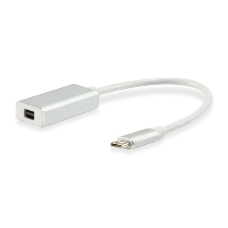 Equip adaptador usb tipo-c a mini displayport 0.15m blanco 133457