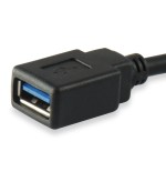 Equip adaptador usb tipo c a usb 3.0  0.15m negro 133455