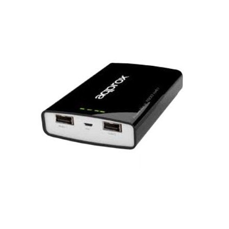Approx cargador usb power bank 7800 negro
